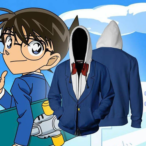 Detective Conan cosplay zipper hoodies. - Adilsons