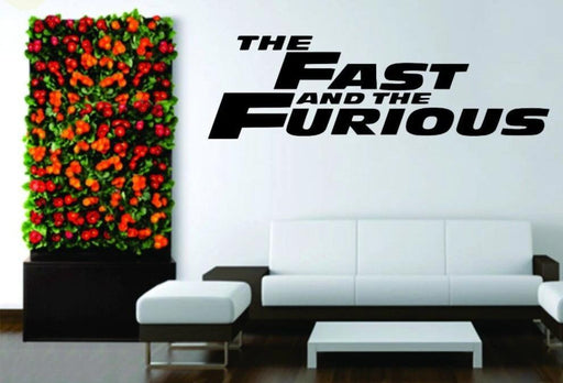 Fast and Furious vinyl decor sticker. - Adilsons