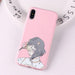 Jojo Adventure pink white Phone case for iPhone. - Adilsons