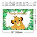 Lion King party decorations background. - Adilsons