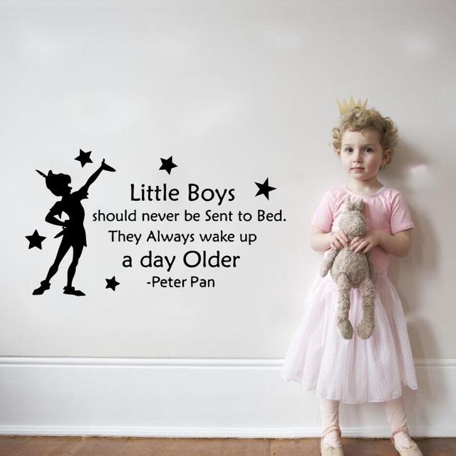 Peter Pan decor sticker for kids room. - Adilsons