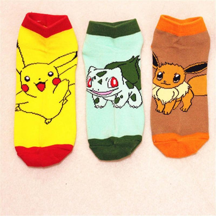 Pokemon Pikachu cotton socks. - Adilsons