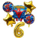 Spiderman inflatable helium balloons 6pcs/lot. - Adilsons