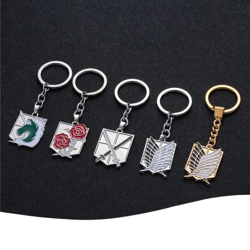 Attack On Titan: Stainless steel KeyChain - Adilsons