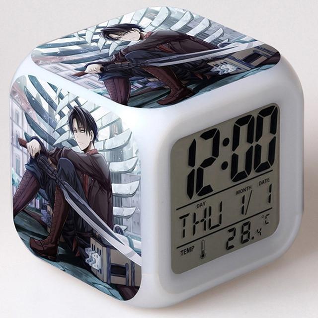 Attack On Titan Table decorations led alarm clock - Adilsons