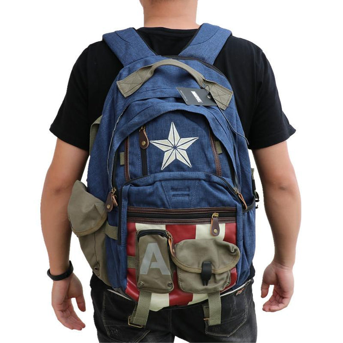 Avengers Captain America modern backpack. - Adilsons