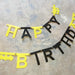 Batman Happy Birthday letter banner. - Adilsons