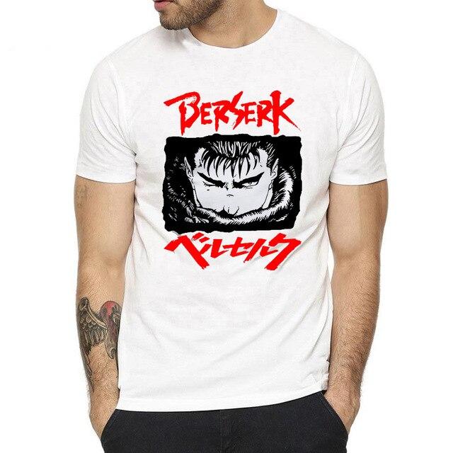 Berserk white Anime T-Shirts. - Adilsons