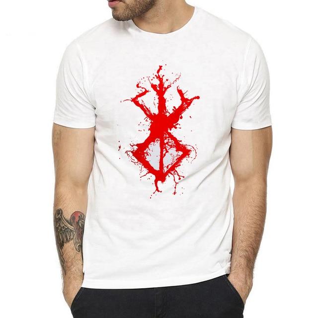 Berserk white Anime T-Shirts. - Adilsons