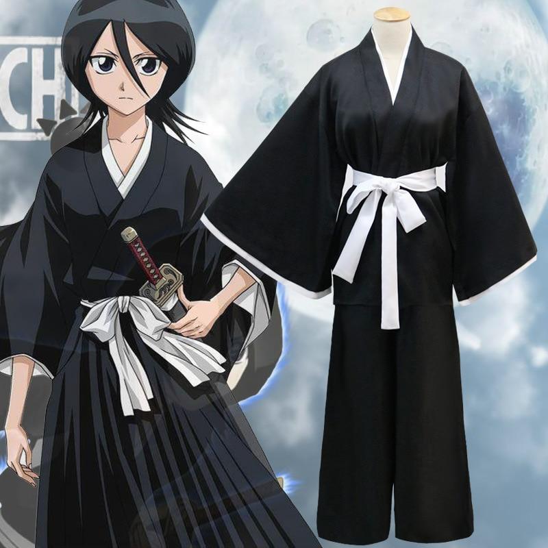 Shinigami Robe Bleach: Cosplay Black Shinigami Kimono — Adilsons