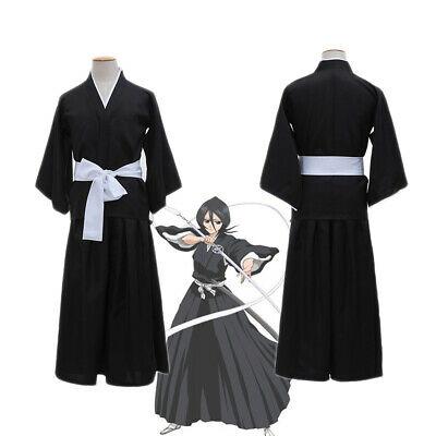 Bleach Shinigami Rukia Kimono Cosplay - Adilsons