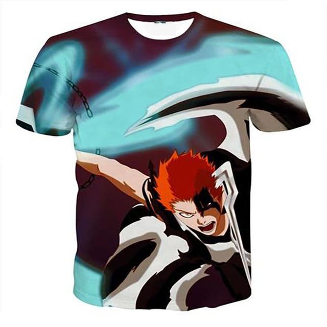 Bleach summer, casual, short sleeve T-shirts great quality. - Adilsons