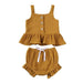 Clothing set tank top + mini shorts 2pcs/set. - Adilsons
