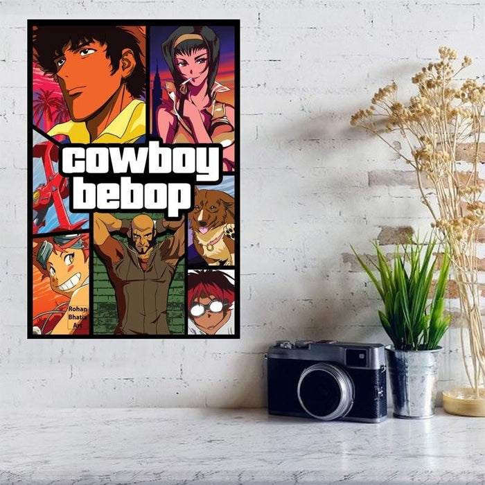 Cowboy Bebop silk decoration poster. - Adilsons