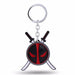 Deadpool 2 colors keychain. - Adilsons