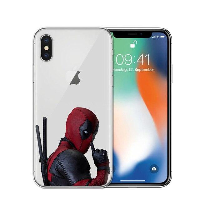 Deadpool soft silicone phone case for iPhone. - Adilsons