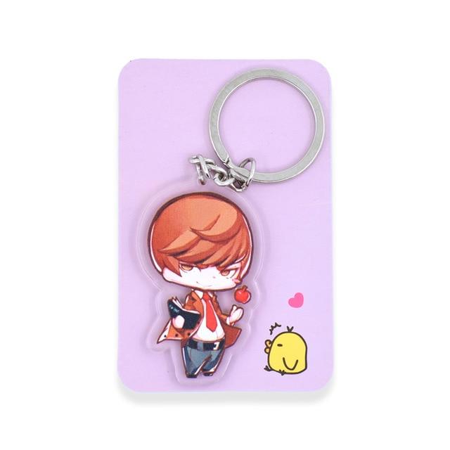 Death Note acrylic double-sided keychains. - Adilsons