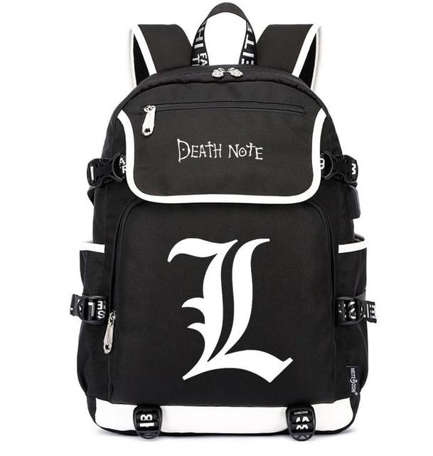 Death Note Casual Laptop Backpack. - Adilsons