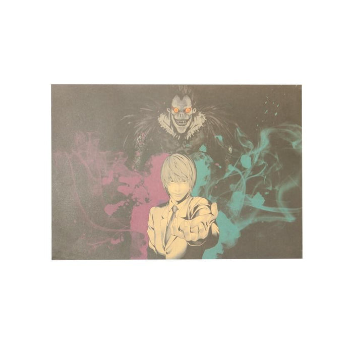 Death Note kraft paper poster decoration wall. - Adilsons