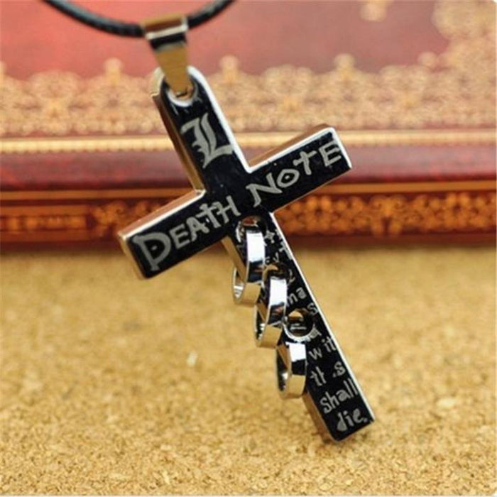 Death Note Metal Cross Pendant. - Adilsons