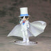 Detective Conan in a white costume anime figure. - Adilsons