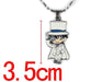 Detective Conan Kaitou Kiddo accessories fashion key chain, pendant. - Adilsons