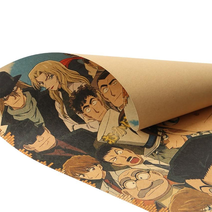 Detective Conan kraft poster 51x36cm. - Adilsons