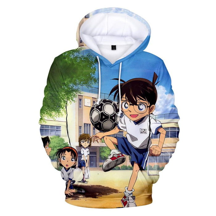 Detective Conan with 3D print hoodies. - Adilsons