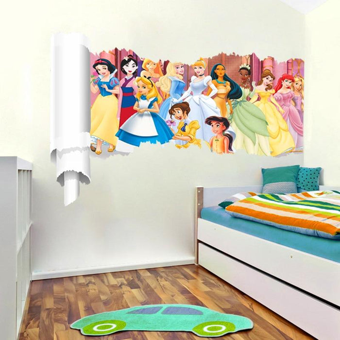 Disney Princess wall stickers 3D effect. - Adilsons