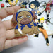 Double sided soft keychain in naruto style. - Adilsons