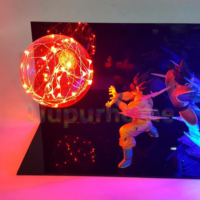 Dragon Ball Goku and Vegeta Led Lamp - Adilsons
