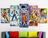 Dragon Ball Super Universe 7 fighters Wall Art 5pcs - Adilsons
