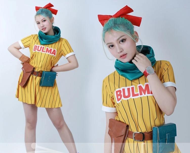 Dragon Ball Z bulma suit is high-quality and comfortable, bright and stylish. - Adilsons