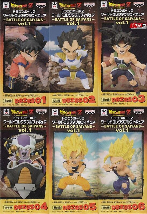 Dragon ball z original and high-quality figures of 6 pieces in a set. - Adilsons