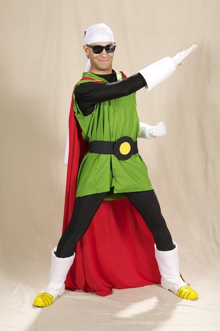 Sayan Man Dragon Ball Z The great Saiyaman cosplay costume. — Adilsons