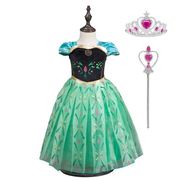 Dress and accessories like princess anna and elsa from the movie frozen. - Adilsons