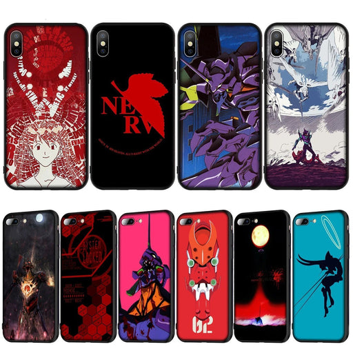 Evangelion Anime soft silicone case for iPhone. - Adilsons