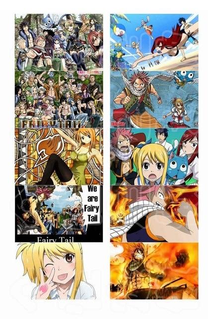 Fairy Tail: collection 10 pcs set-5.4x8.5cm - Adilsons