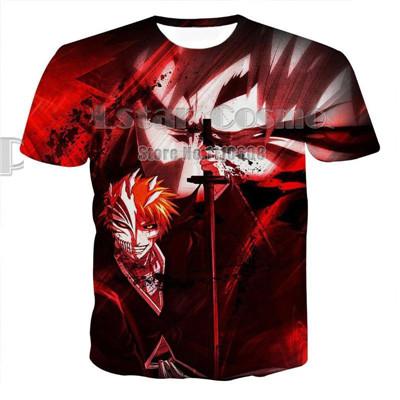 Fashion anime T-shirt with high-quality 3D print. - Adilsons