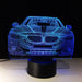 Fast and Furious creative 3D LED night lamp. - Adilsons