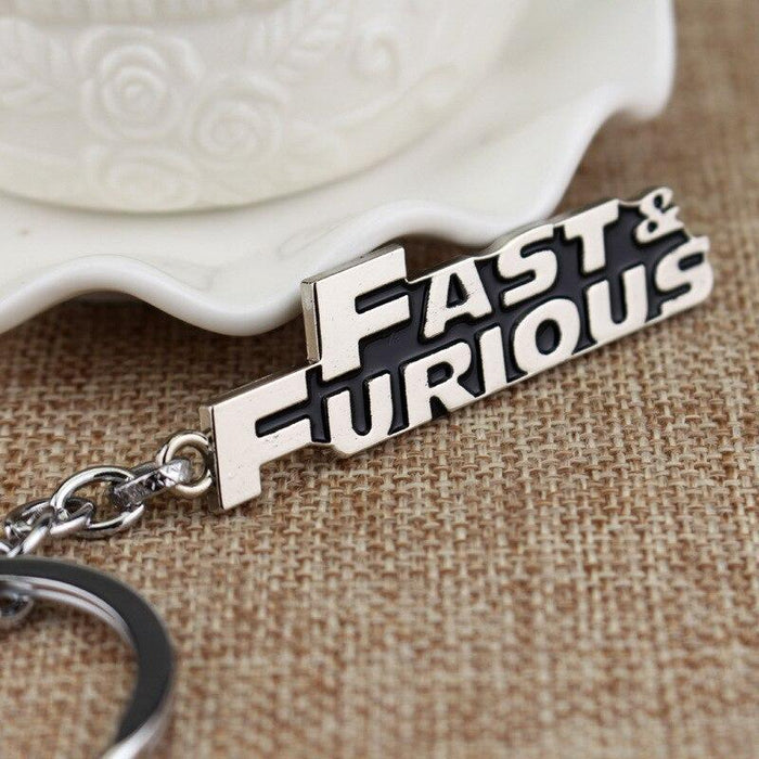 Fast and Furious metal keychain. - Adilsons