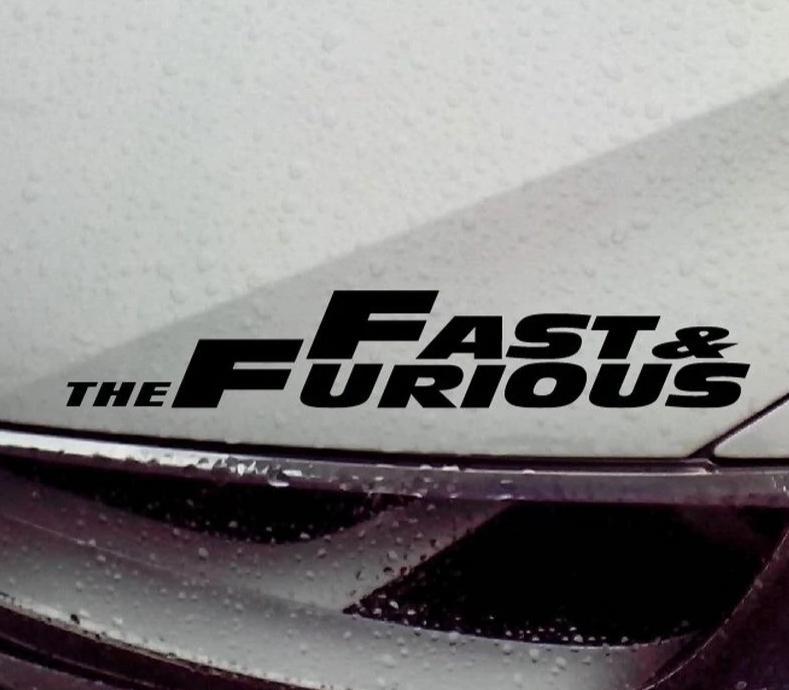 Fa9 Sticker Fast and Furious sticker vinyl. — Adilsons