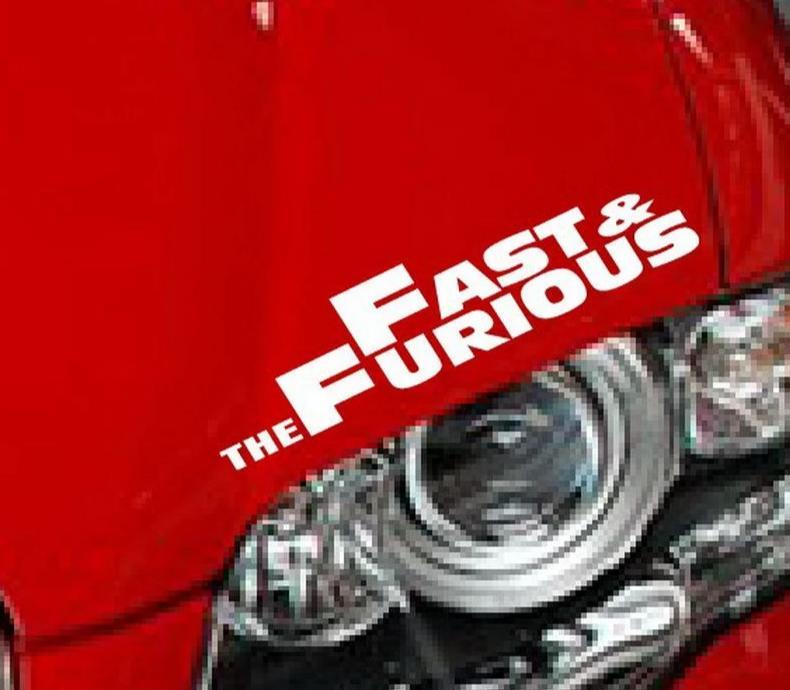 Fa9 Sticker Fast and Furious sticker vinyl. — Adilsons