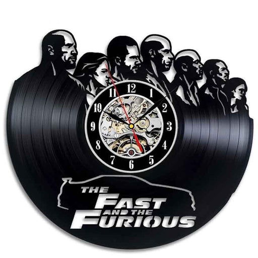 Fast and Furious vinyl luminous wall clocks. - Adilsons