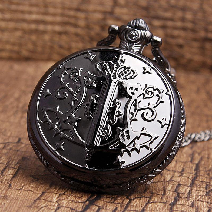 Fullmetal Alchemist quartz pocket watch. — Adilsons