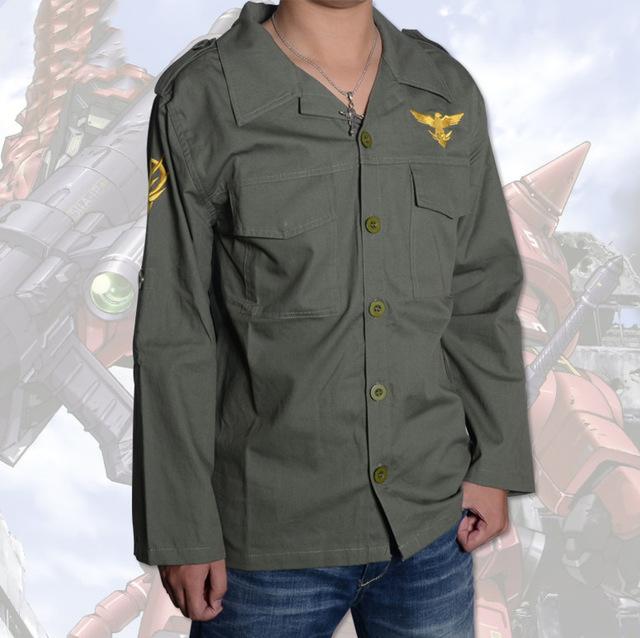 Gundam hunting shirt with long sleeves Cosplay - Adilsons