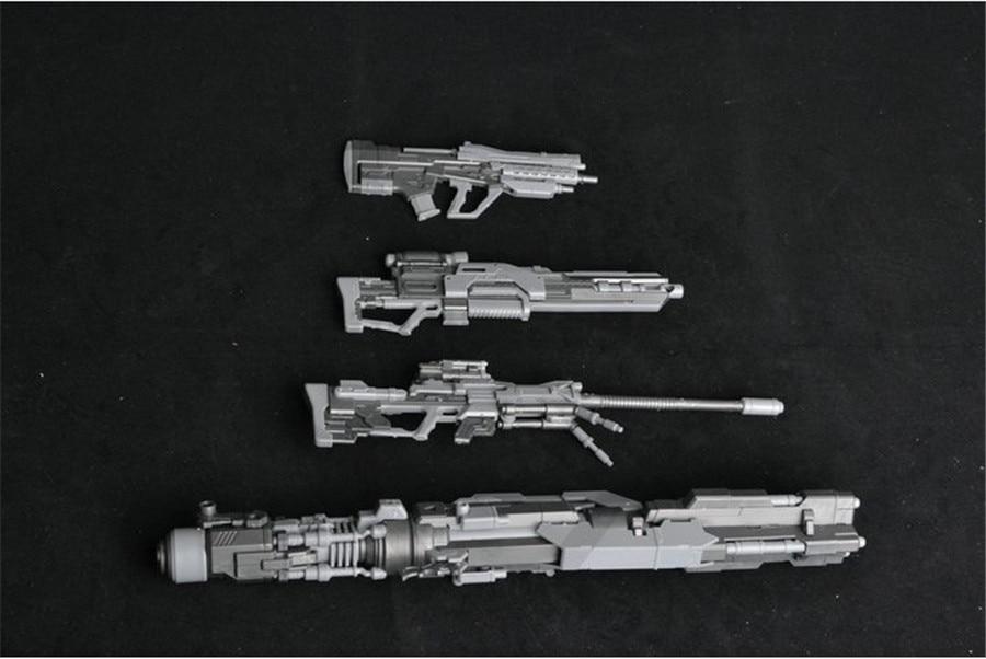 Gundam Zaku weapon set 4pcs - sniper rifle. - Adilsons