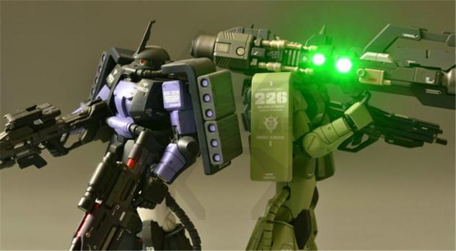 Gundam Zaku weapon set 4pcs - sniper rifle. - Adilsons