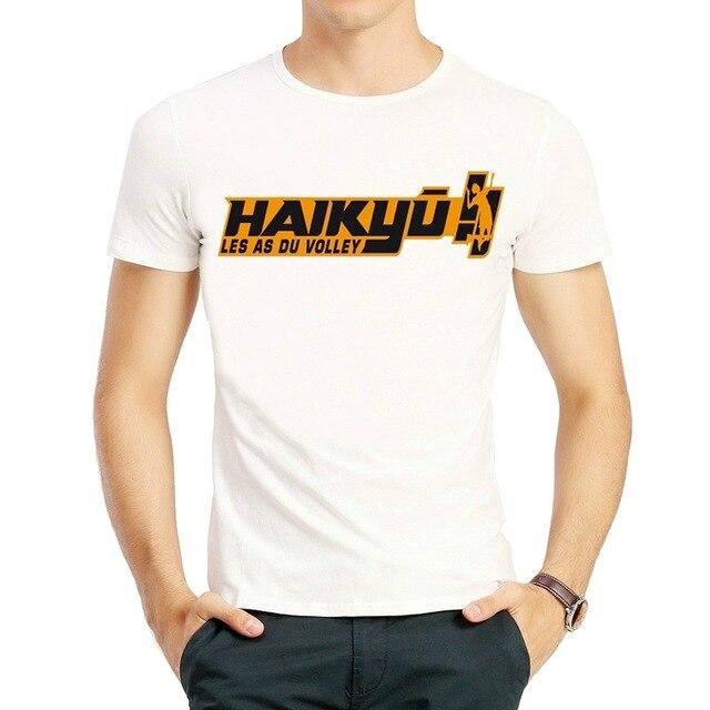 Haikyuu white short sleeve T-Shirts. - Adilsons