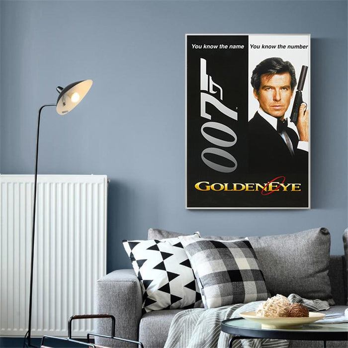 James Bond poster home decor. - Adilsons